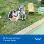 TP-Link Outdoor Pan/Tilt Security Wi-Fi Camera 4K White Tapo C560WS - Image 3