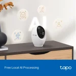 TP-Link Pan/Tilt AI Home Security Wi-Fi Camera 4K White Tapo C260 - Image 10