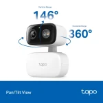TP-Link Indoor/Outdoor Home Security Wi-Fi Camera White TAPO C206 - Image 8