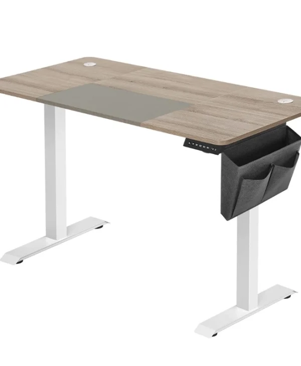 Songmics Ηλεκτρικό Γραφείο Height-Adjustable 60x140x72-120 cm White-Greige LSD016H01