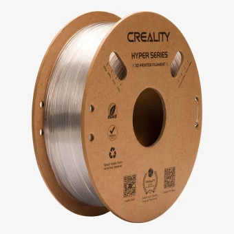 Creality 3D Printer Filament Hyper-PETG Fast Print Chemical Sunlight Resist 1.75mm 1Kg Trasparent 3301030042
