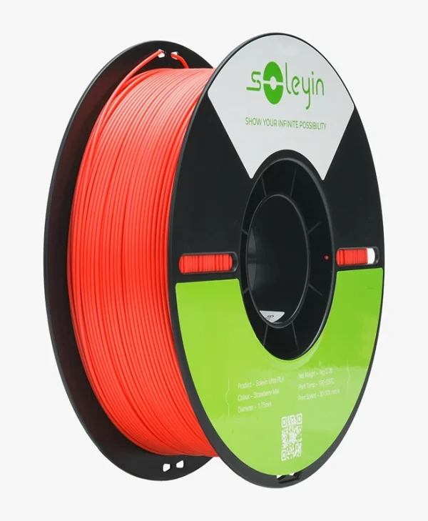 Creality 3D Printer Filament Soleyin Ultra PLA 1.75mm 1Kg Strawberry Milk 3301010510