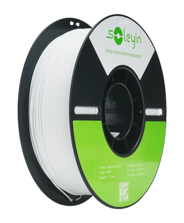 Creality 3D Printer Filament Soleyin Ultra PLA 1.75mm 1Kg White 3301010505