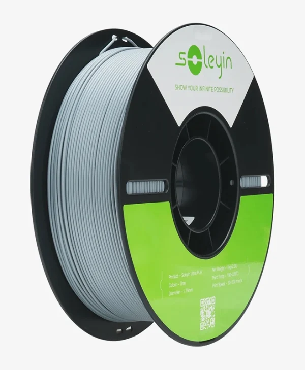 Creality 3D Printer Filament Soleyin Ultra PLA 1.75mm 1Kg Gray 3301010501