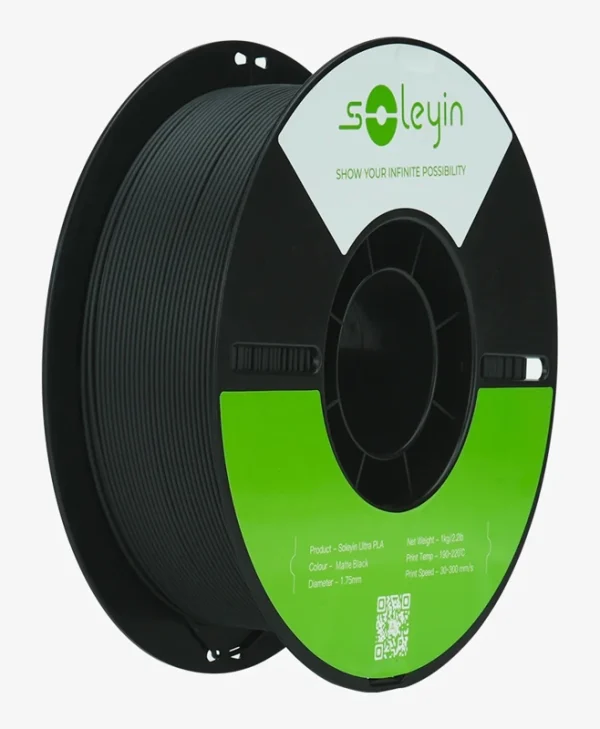 Creality 3D Printer Filament Soleyin Ultra PLA 1.75mm 1Kg Black 3301010500