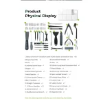 Creality 3D Printer Tool Wrap Kit Pro 34 pieces of bits for screwdrivers and post-processing tools 4008060094 - Image 12