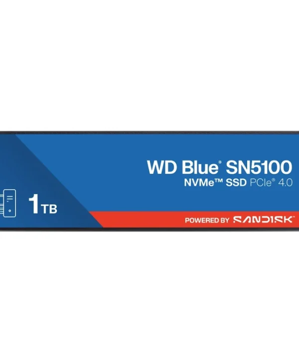 Western Digital Blue SN5100 1TB M.2 2280 NVMe PCIe 4.0 x4 WDS100T5B0E-00CPE0