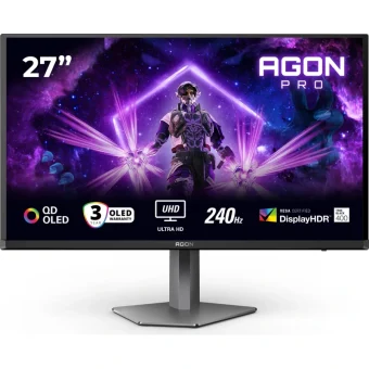 AOC Agon Pro 27" 4K UHD OLED 240Hz Gaming Monitor Black AG276UZD