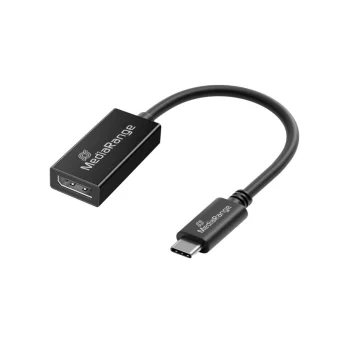 MediaRange Audio and Video Converter USB-C Male to DisplayPort Female 20cm Black MRCS235