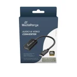 MediaRange Audio and Video Converter USB-C Male to DisplayPort Female 20cm Black MRCS235 - Image 2