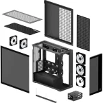 Arctic Xtender Tempered Glass E-ATX Tower Black ACPCC00015A - Image 7
