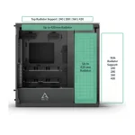 Arctic Xtender Tempered Glass E-ATX Tower Black ACPCC00015A - Image 10