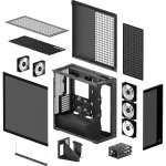 Arctic Xtender VG Tempered Glass E-ATX Tower Black ACPCC00016A - Image 7