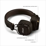 Marshall Major V Headphones Brown 1006834 - Image 3