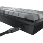 Cherry KW 300 MX Mechanical Keyboard MX2A Silent Red Switch (DE Layout Only) Grey Black G80-3960HHADE-2 - Image 6