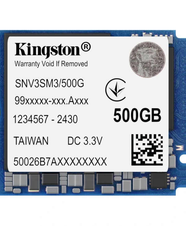 Kingston NV3 SSD 500GB M.2 2230 NVMe PCIe 4.0 x4 SNV3SM3/500G