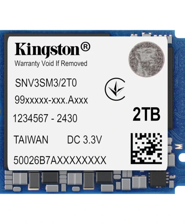 Kingston NV3 2TB M.2 2230 NVMe SSD PCIe 4.0 x4 SNV3SM3/2T0