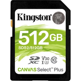 Kingston Canvas Select Plus Gen3 SDXC 512GB UHS-I U1 SDS3/512GB