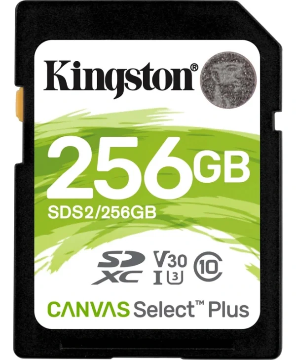 Kingston Canvas Select Plus Gen3 SDXC 256GB UHS-I U1 SDS3/256GB