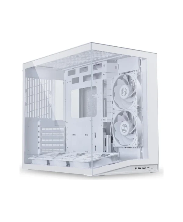 Lian Li O11 Dynamic Mini V2 Flow Mini Tower Tempered Glass White G99.O11DMIV2FW.00