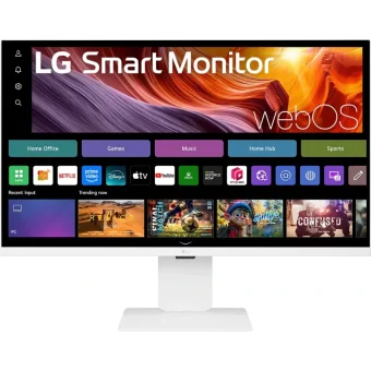 LG 31.5" 4K UHD IPS 60Hz Smart Monitor White 32U850SA-W