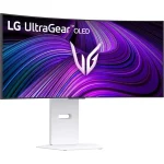 LG 34" UWQHD OLED 240Hz Gaming Curved Monitor White 34GX90SA-W - Image 2