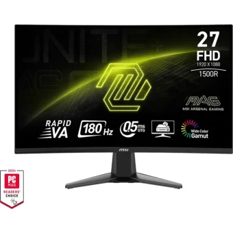 MSI MAG 27C6X 27" FHD VA 180Hz Curved Gaming Monitor Black