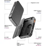 IcyBox Docking Station 7in1 Black IB-DK4071M-CU31 - Image 2