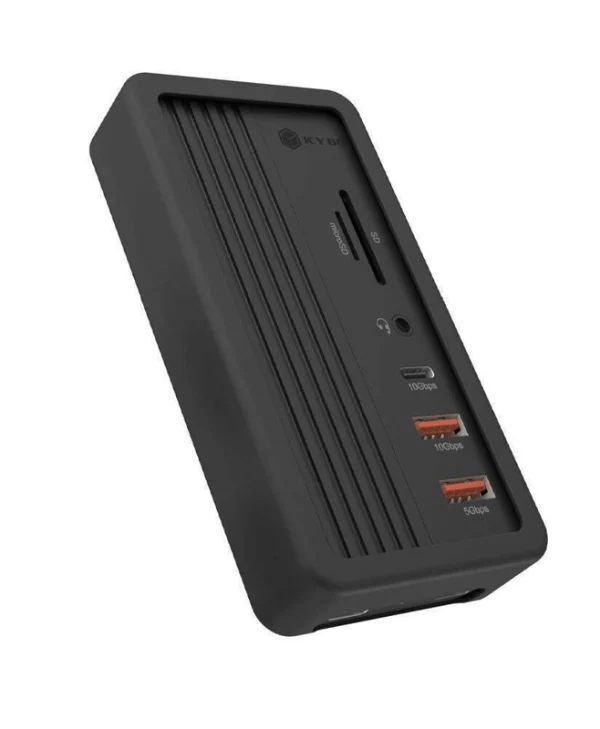 IcyBox Docking Station 10in1 Black IB-DK4072M-CU31