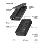 IcyBox Docking Station 10in1 Black IB-DK4072M-CU31 - Image 3