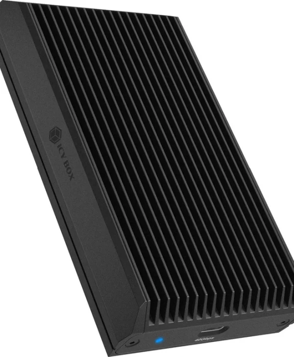 Icy Box Aluminium Enclosure For M.2 NVMe SSD USB4 to USB-C Black IB-1920M-C42