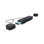 ICY Box  3in1 Card Reader via USB Type-A or USB Type-C Graphite IB-CR203-CU3