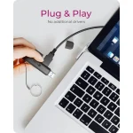 ICY Box  3in1 Card Reader via USB Type-A or USB Type-C Graphite IB-CR203-CU3 - Image 2