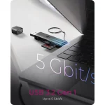 ICY Box  3in1 Card Reader via USB Type-A or USB Type-C Graphite IB-CR203-CU3 - Image 5