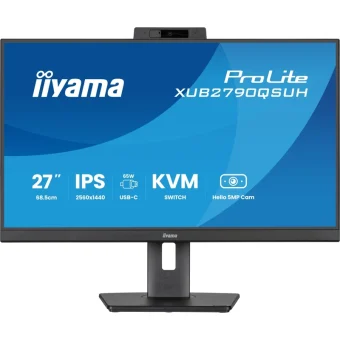 Iiyama ProLite 27" WQHD IPS 100Hz WebCam Business Monitor Black XUB2790QSUH-B2