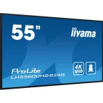 Iiyama 55" 4K UHD VA 60Hz Business Monitor (No Stand) Black LH5560UHS-B2AG - Image 2