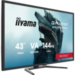 Iiyama G-Master Red Eagle 43" 4K UHD VA 144Hz Gaming Monitor Black G4380UHSU-B2 - Image 2
