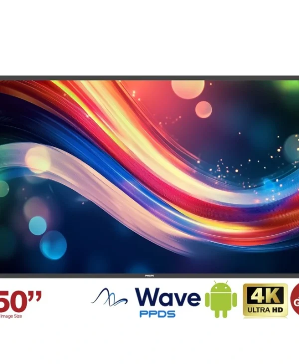 Philips 4050 Series Q-Line 49.5" 4K UHD VA 60Hz Signage Monitor (No Stand) Black 50BDL4050Q/00