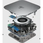 HP Thunderbolt 4 Ultra G6 Docking STation PD180W Grey 9X481UT - Image 11