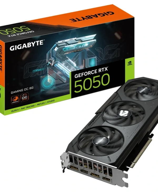 Gigabyte GeForce RTX 5050 Gaming OC 8GB GDDR6 Black GV-N5050GAMING OC-8GD