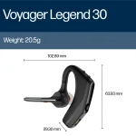 HP Poly Voyager Legend 30 Wirless Earbud Black AV4P5AA#ABB - Image 8