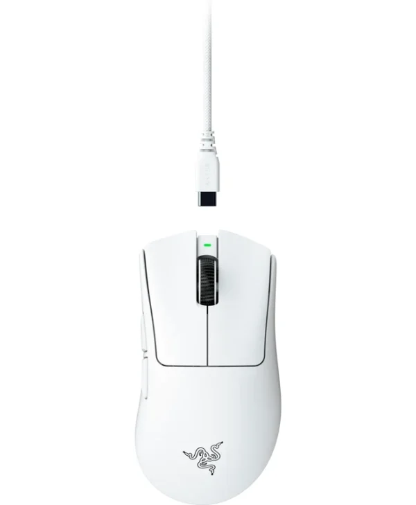 Razer DeathAdder V4 Pro Wireless Gaming Mouse White RZ01-05330200-R3G1