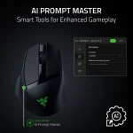 Razer Basilisk Wireless and Wired Ergonomic Gaming Mouse Black RZ01-04310100-R3G1 - Image 10