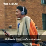 Sony WH-CH520 Wireless Multipoint Headset with Mic Pink WHCH520P.CE7 - Image 10