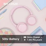 Sony WH-CH520 Wireless Multipoint Headset with Mic Pink WHCH520P.CE7 - Image 11