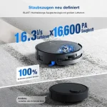 Ecovacs Deebot X9 Pro Omni Ρομποτική Σκούπα και Σφουγγαρίστρα με Σταθμό Black - Image 3