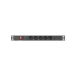 Lanberg Rack PDU 19'' 1U  5xSchuko 16A 2m Black PDU-05F-0200-BK - Image 5