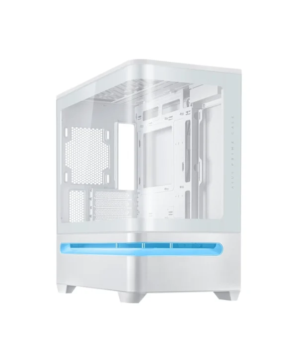 ASUS PRIME AP202 TG ARGB MicroATX Tempered GlassTower White 90DC00P3-B19000