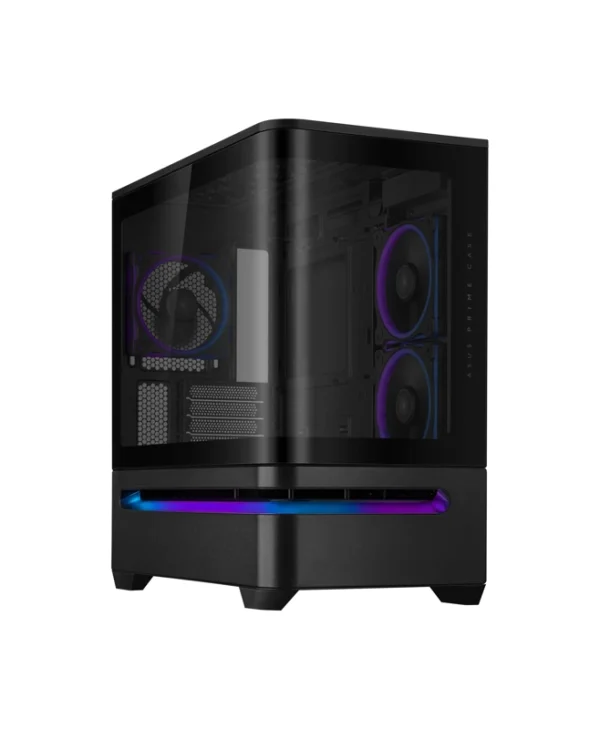 ASUS PRIME AP202 TG ARGB MicroATX Tempered GlassTower Black 90DC00P0-B19000
