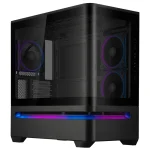 ASUS PRIME AP202 TG ARGB MicroATX Tempered GlassTower Black 90DC00P0-B19000 - Image 3